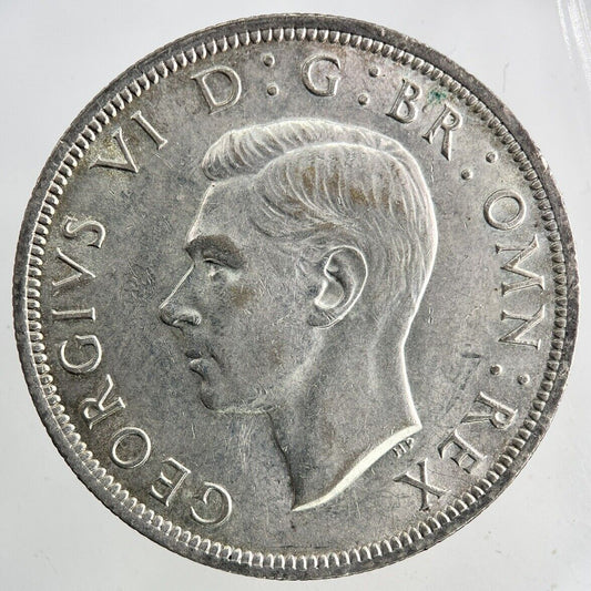 1942 George VI Half-Crown Silver Coin | Very High Grade