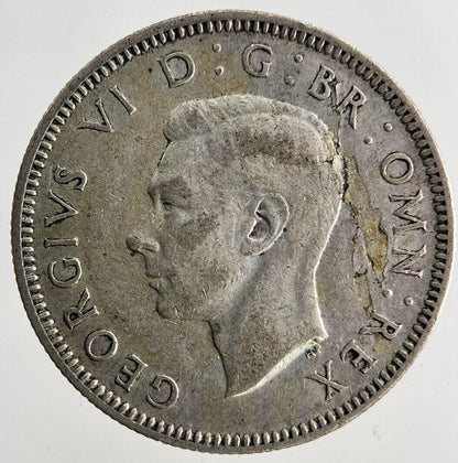 1942 George VI Shilling Silver Coin | Fine Collectable Grade