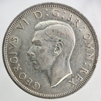 1942 George VI Half-Crown Silver Coin | Very High Grade