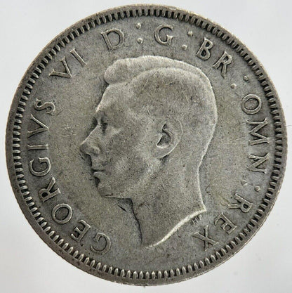 1942 George VI Shilling Silver Coin | Fine Collectable Grade