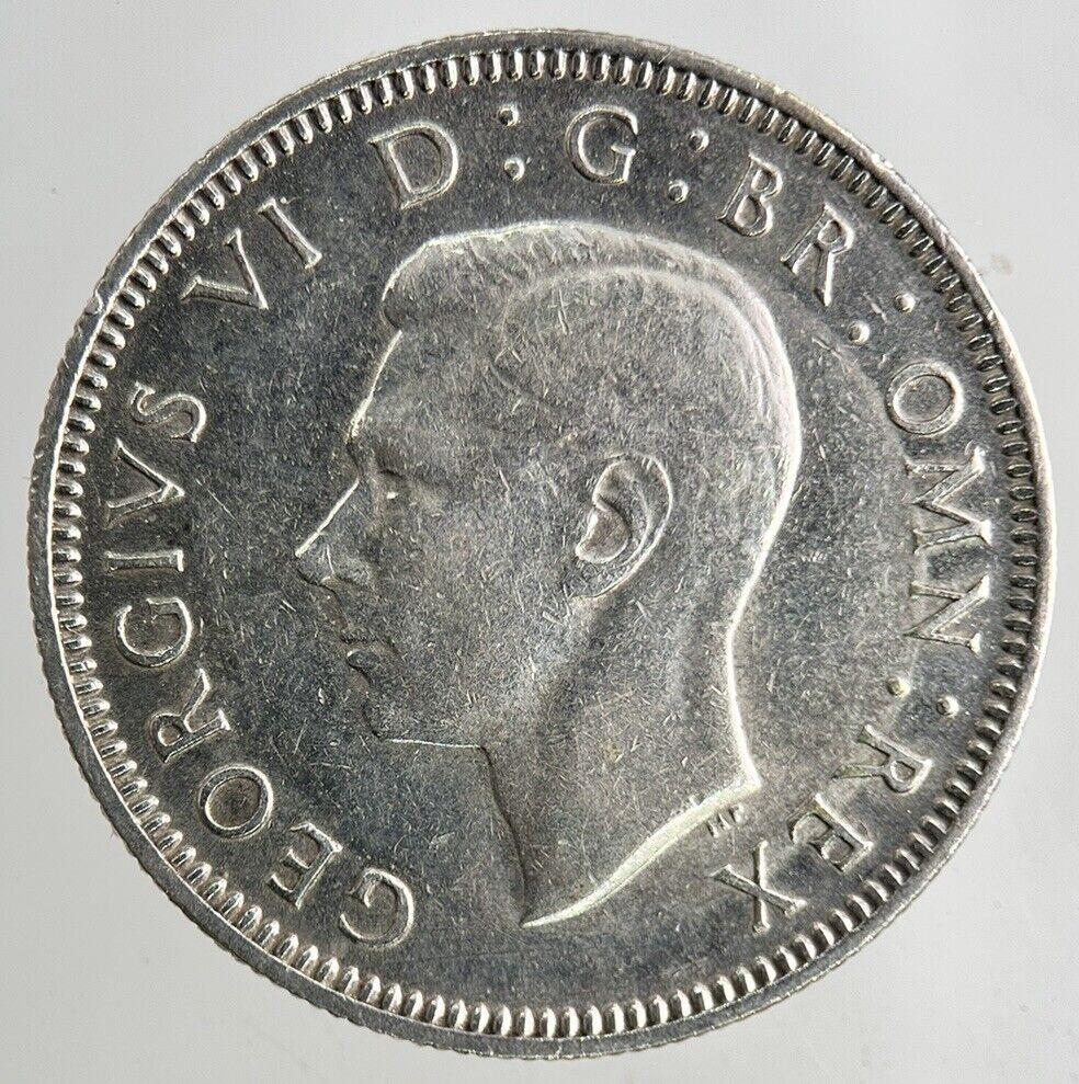1942 George VI Shilling Silver Coin | Fine Collectable Grade