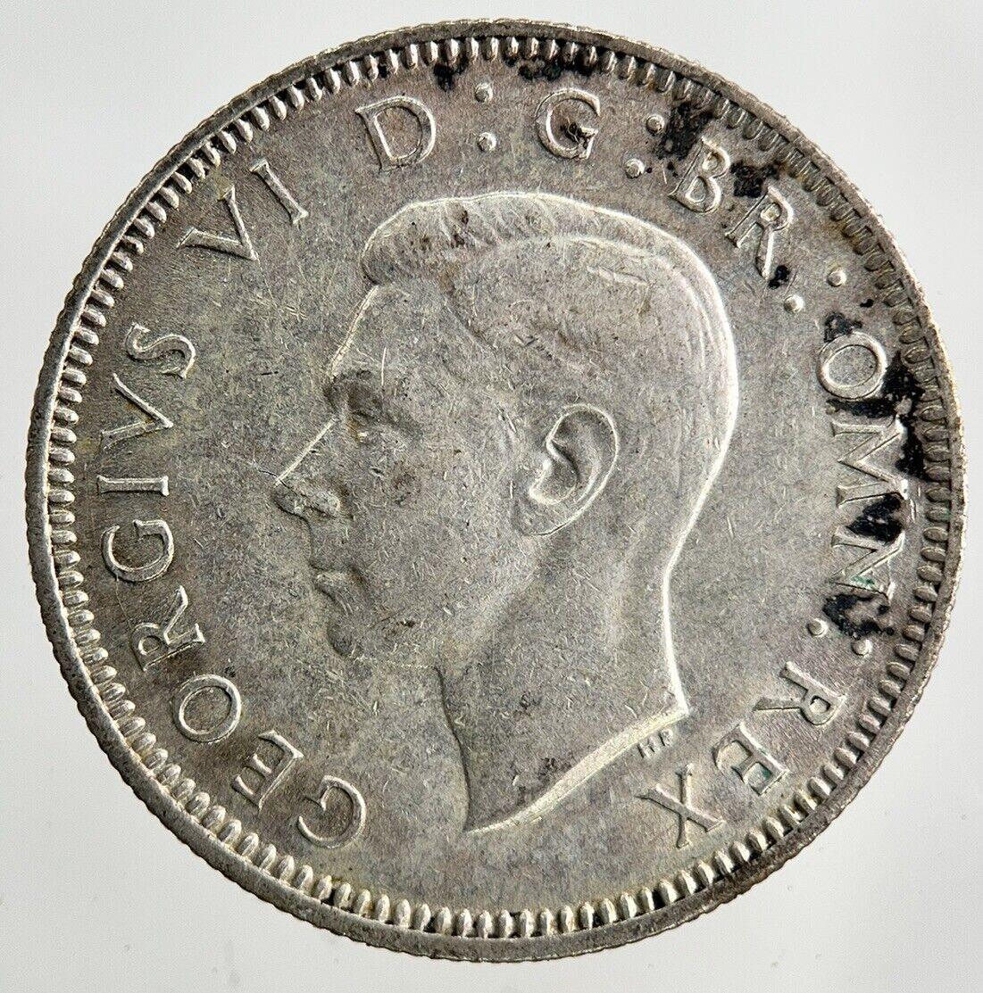 1942 George VI Shilling Silver Coin | Very High Grade