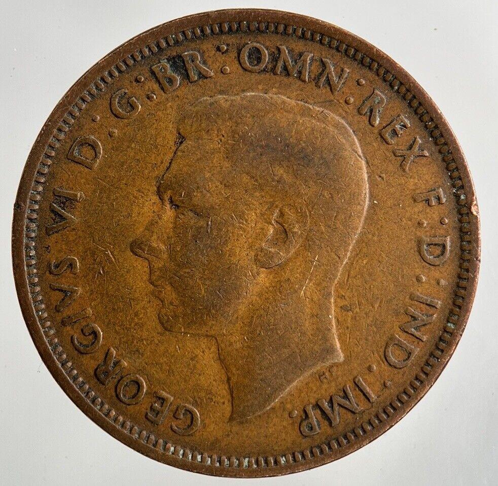 1942 George VI Half-Penny Coin | Fine Collectable Grade