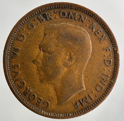1942 George VI Half-Penny Coin | Fine Collectable Grade