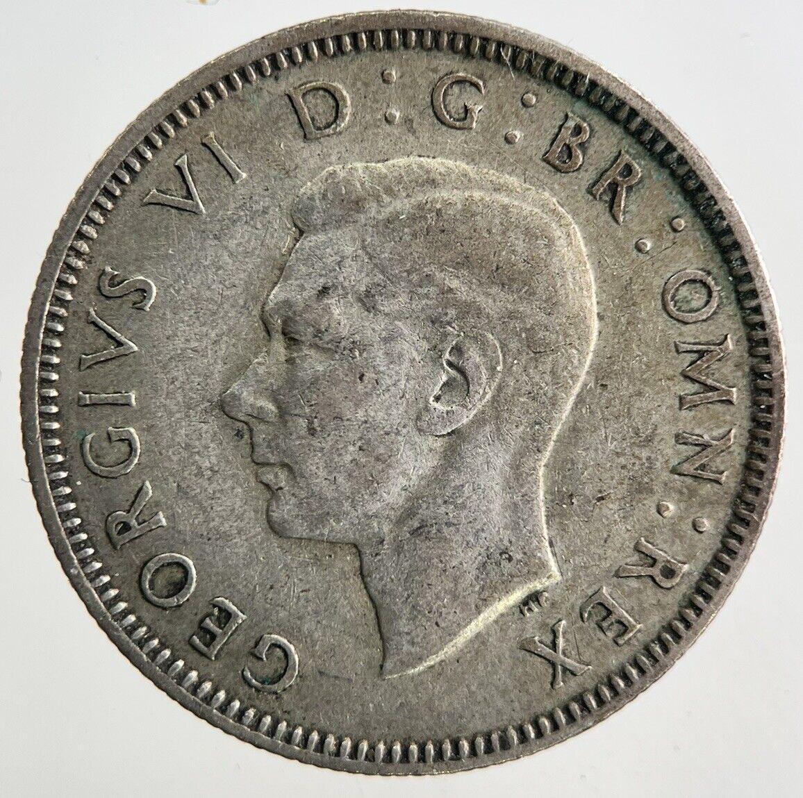 1942 George VI One Shilling Silver Coin | Fine Collectable Grade