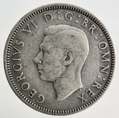 1942 George VI One Shilling Silver Coin | Fine Collectable Grade