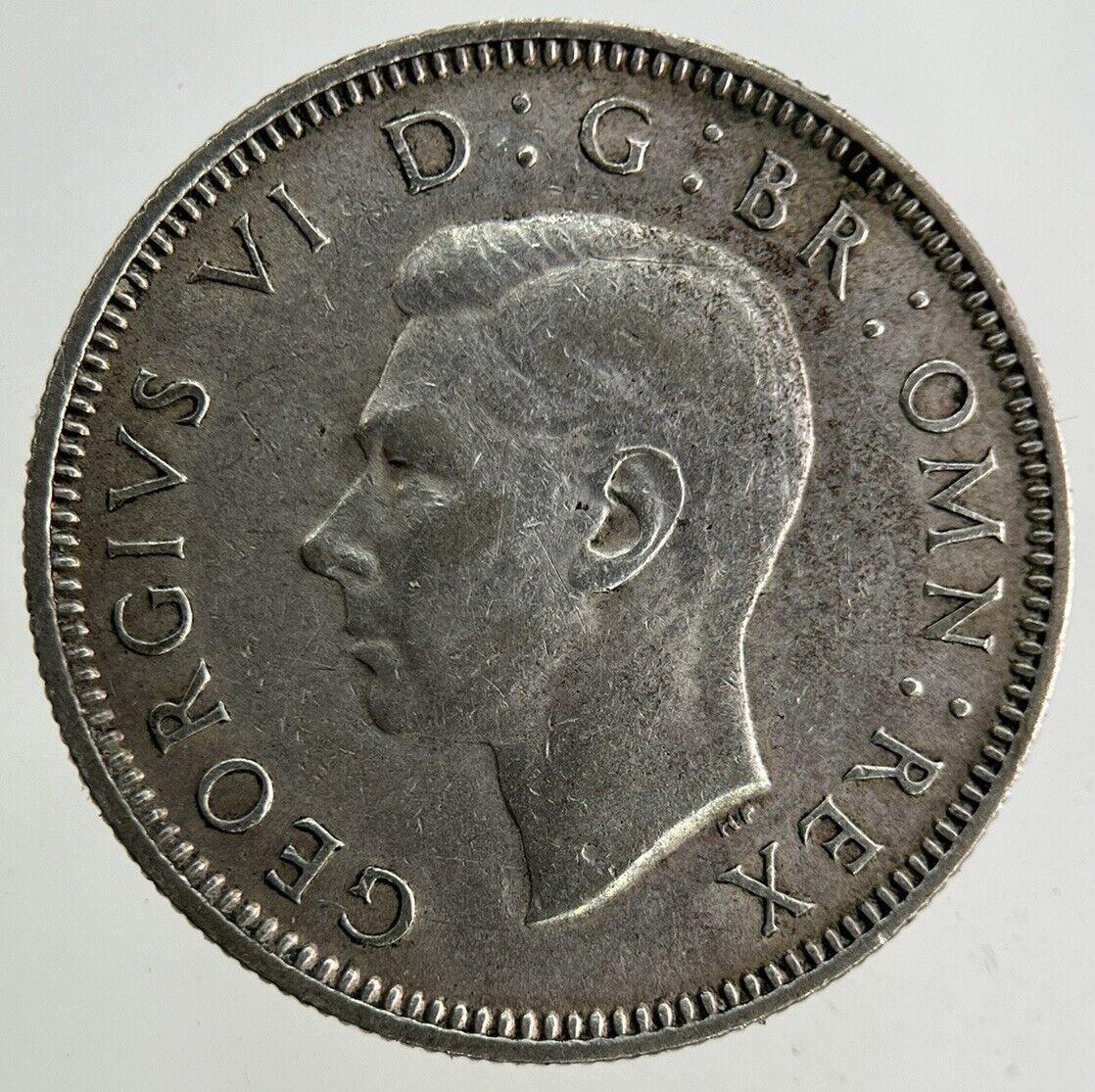 1942 George VI Shilling Silver Coin | Fine Collectable Grade