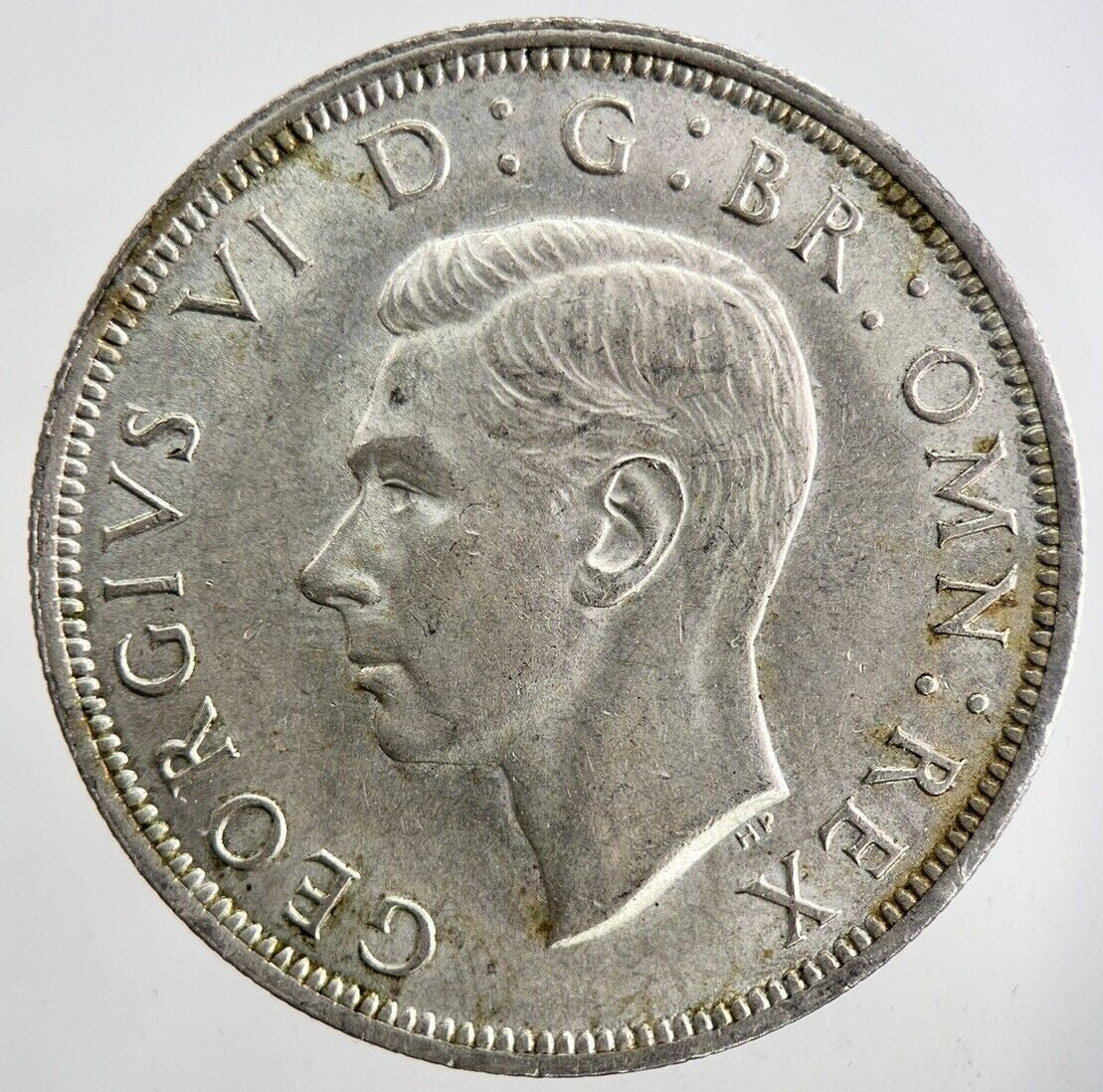 1942 George VI Half-Crown Silver Coin | Very High Grade