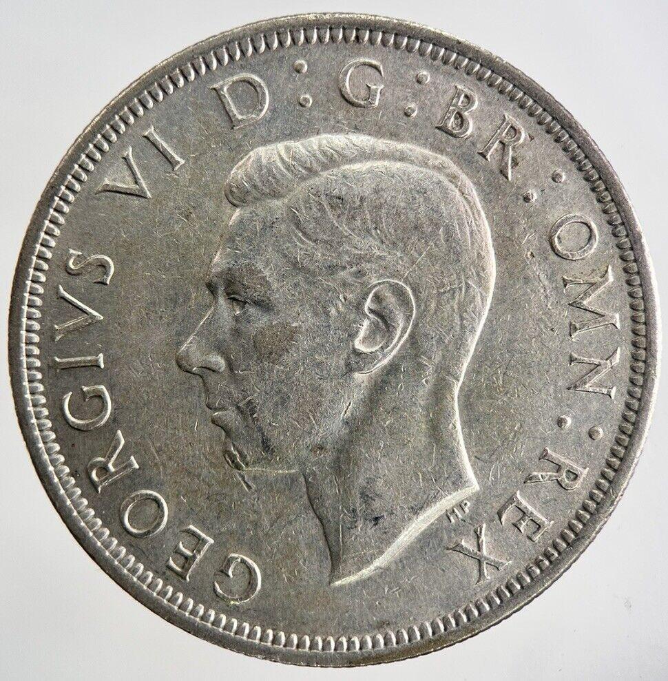 1942 George VI Half-Crown Silver Coin | Very High Grade