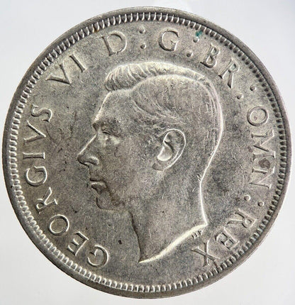 1942 George VI Half-Crown Silver Coin | Very High Grade