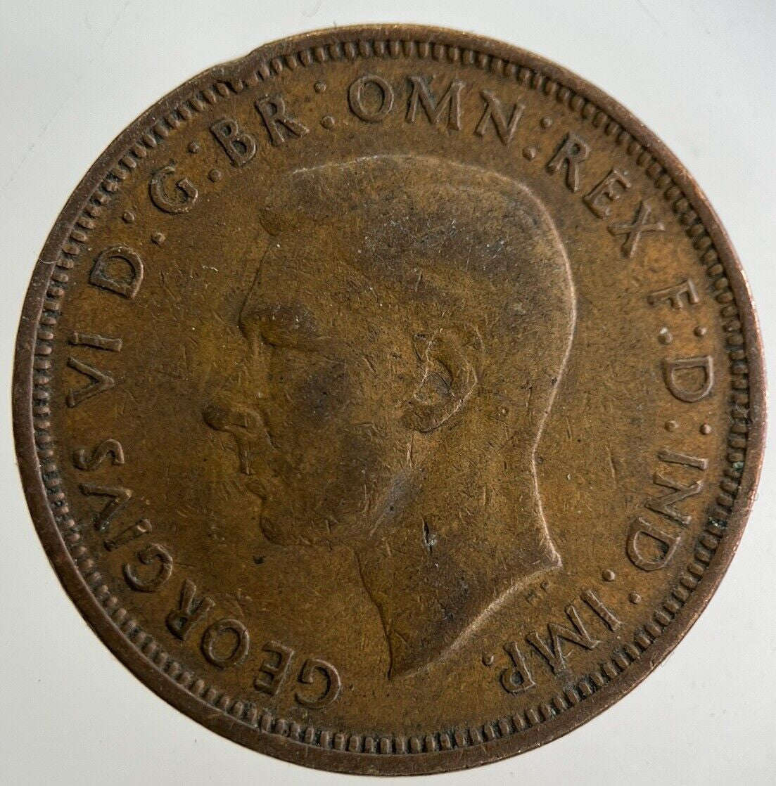 1942 George VI Half-Penny Coin | Collectable Grade