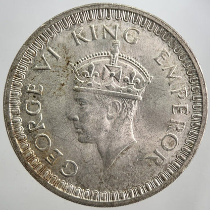 1942 India 1 One Rupee Silver Coin | Very High Grade | a7805