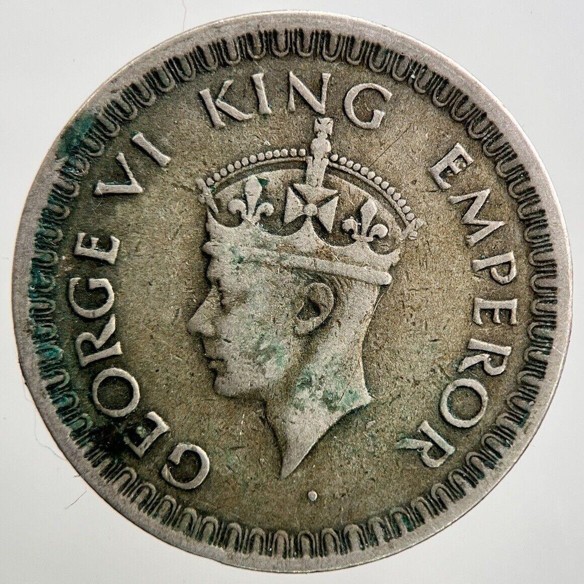 1942 India 1/2 Half Rupee Silver Coin | Collectable Grade | a2712