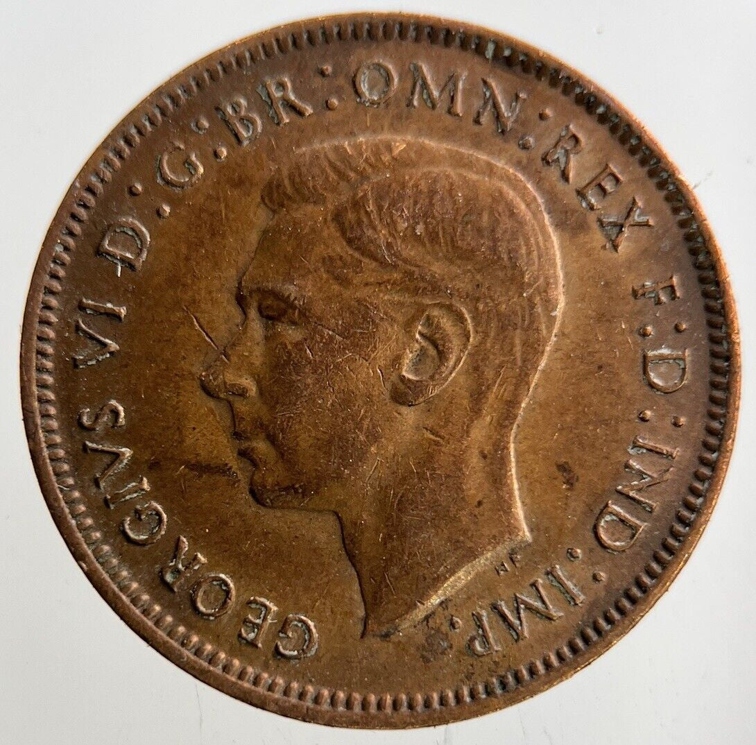 1942 George VI Wren Farthing Coin | Fine Collectable Grade