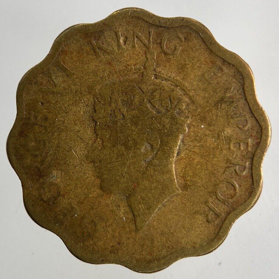 1942 India 1 Anna Coin | Fair Grade