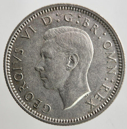 1942 George VI Sixpence Silver Coin | Very High Grade