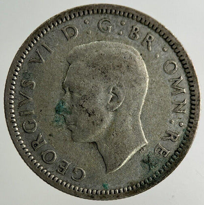 1942 George VI Sixpence Silver Coin | Fine Collectable Grade