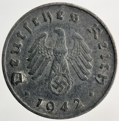 1942 Germany Nazi 10 Pfennig Coin | Very High Grade
