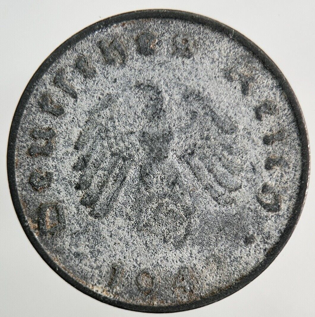 1942 Germany Nazi 10 Pfennig Coin | Collectable Grade