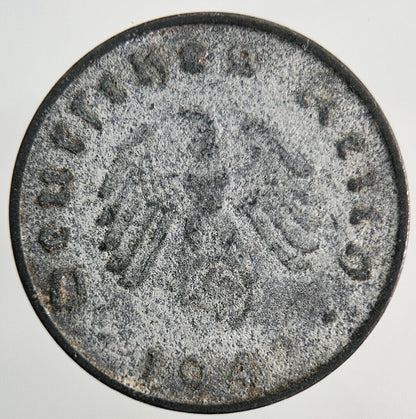 1942 Germany Nazi 10 Pfennig Coin | Collectable Grade