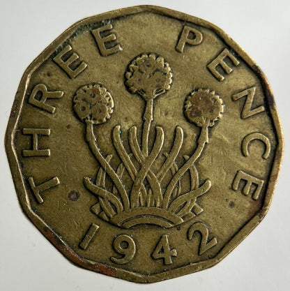 1942 George VI Threepence Coin | Collectable Grade