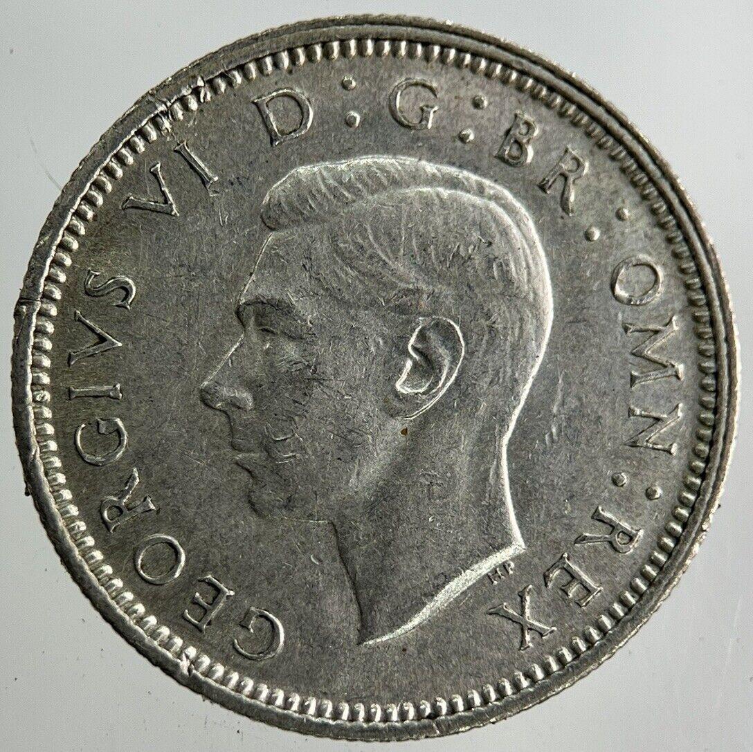 1942 George VI Sixpence Silver Coin | Very High Grade