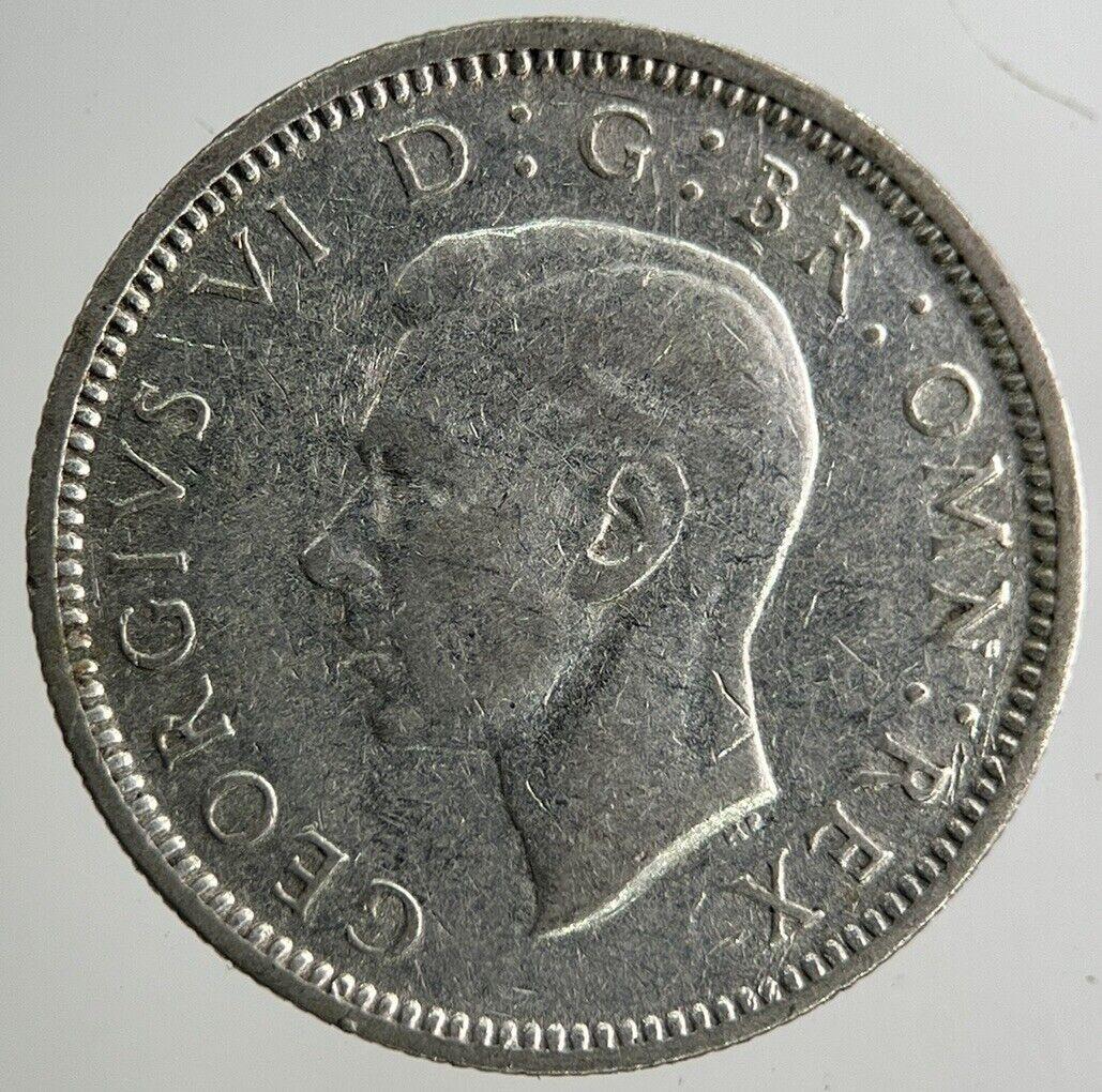 1942 George VI Sixpence Silver Coin | Fine Collectable Grade