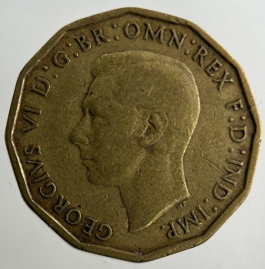 1942 George VI Threepence Coin | Fine Collectable Grade