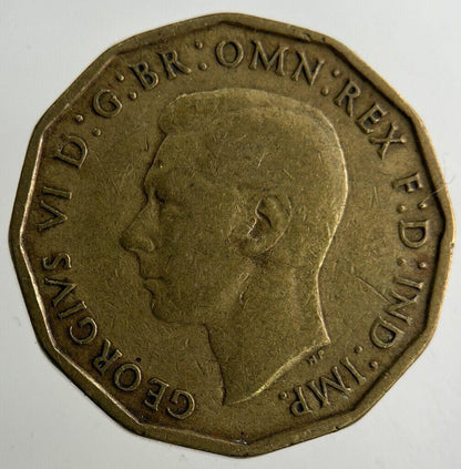 1942 George VI Threepence Coin | Fine Collectable Grade