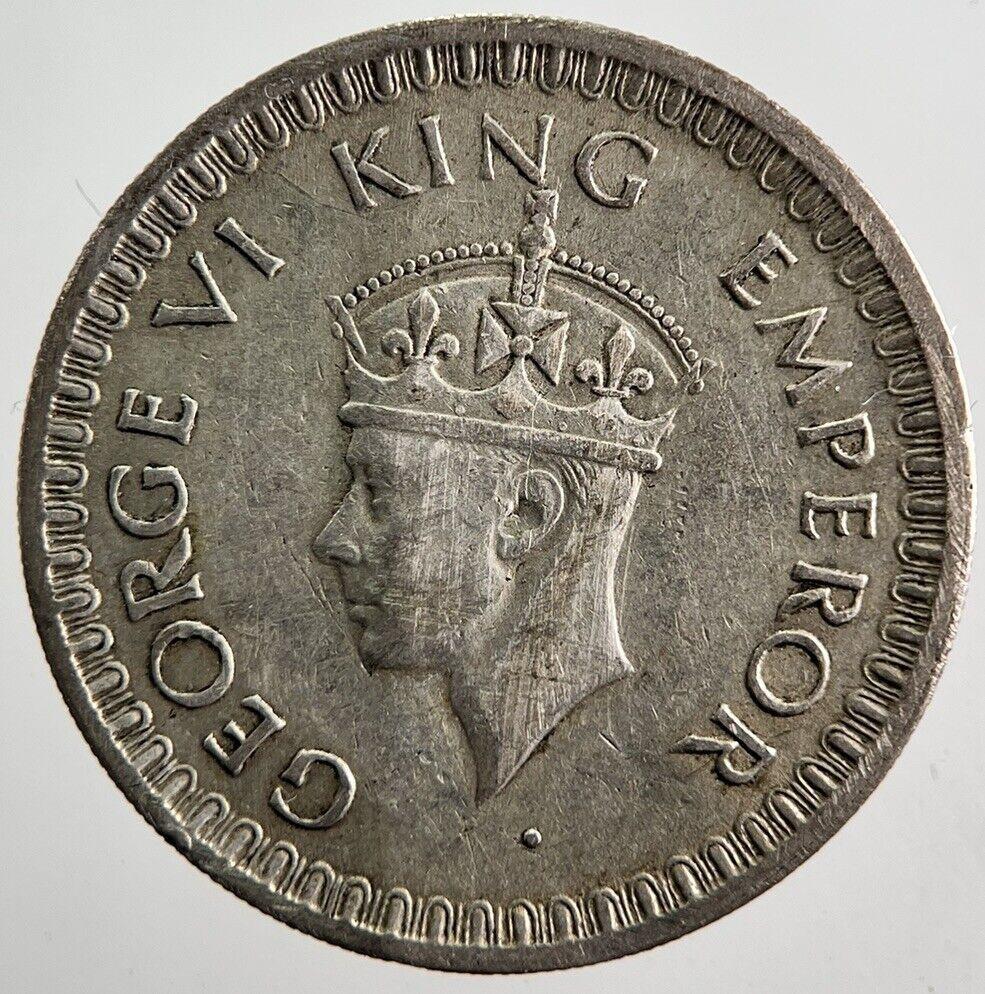 1942 India 1/2 Half Rupee Silver Coin | Fine Collectable Grade