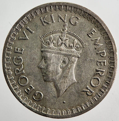 1942 India 1/2 Half Rupee Silver Coin | Fine Collectable Grade