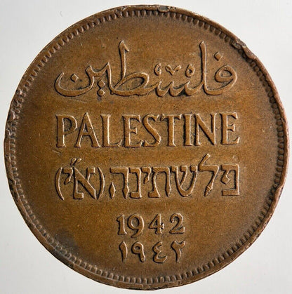 1942 Palestine 2 Mils Coin | Very High Grade | a6730