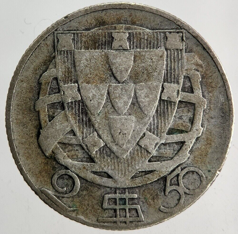 1942 Portugal 2.5 Escudos Silver Coin | Collectable Grade