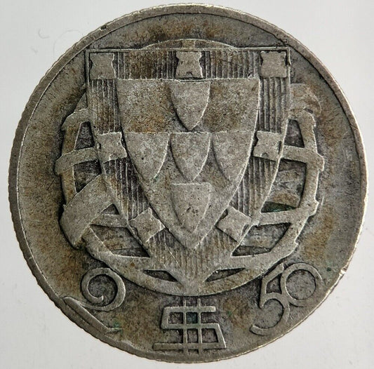 1942 Portugal 2.5 Escudos Silver Coin | Collectable Grade