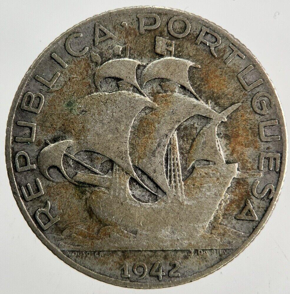 1942 Portugal 2.5 Escudos Silver Coin | Collectable Grade