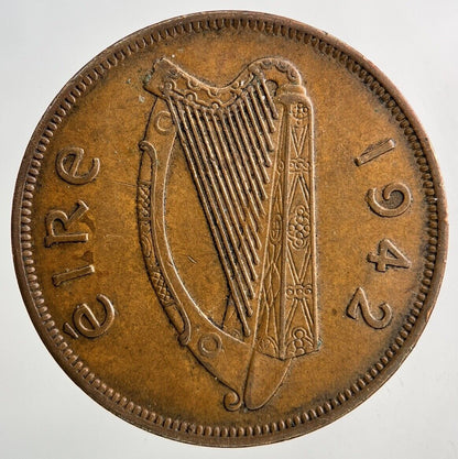 1942 Irish One Penny Coin | Very High Grade
