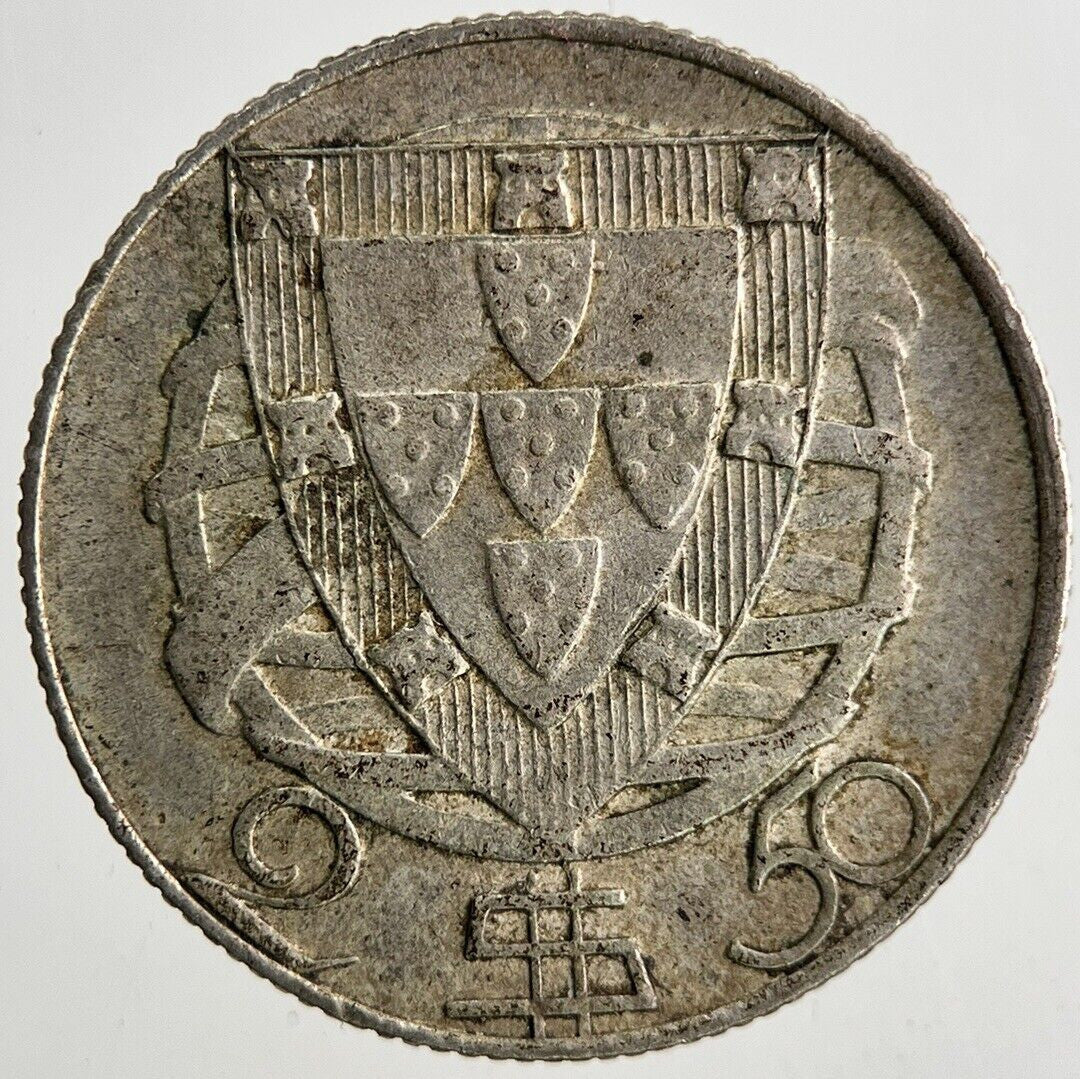 1942 Portugal 2.5 Escudos Silver Coin | Very High Grade