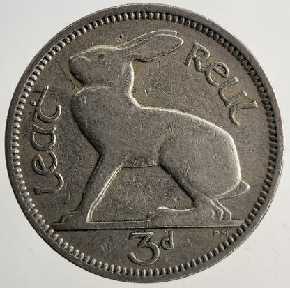 1942 Irish Threepence Coin | Fine Collectable Grade