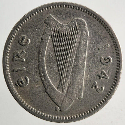 1942 Irish Threepence Coin | Fine Collectable Grade