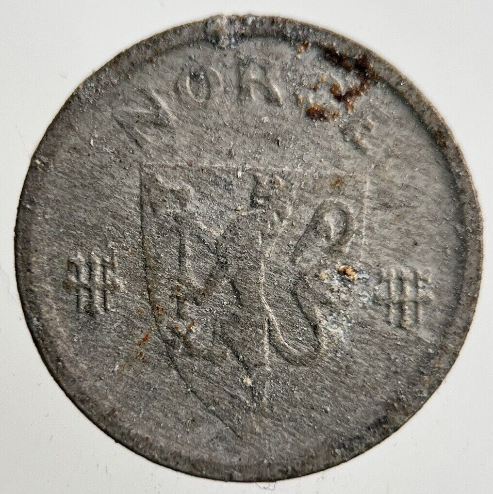 1942 Norway 10 Ore Coin | Collectable Grade