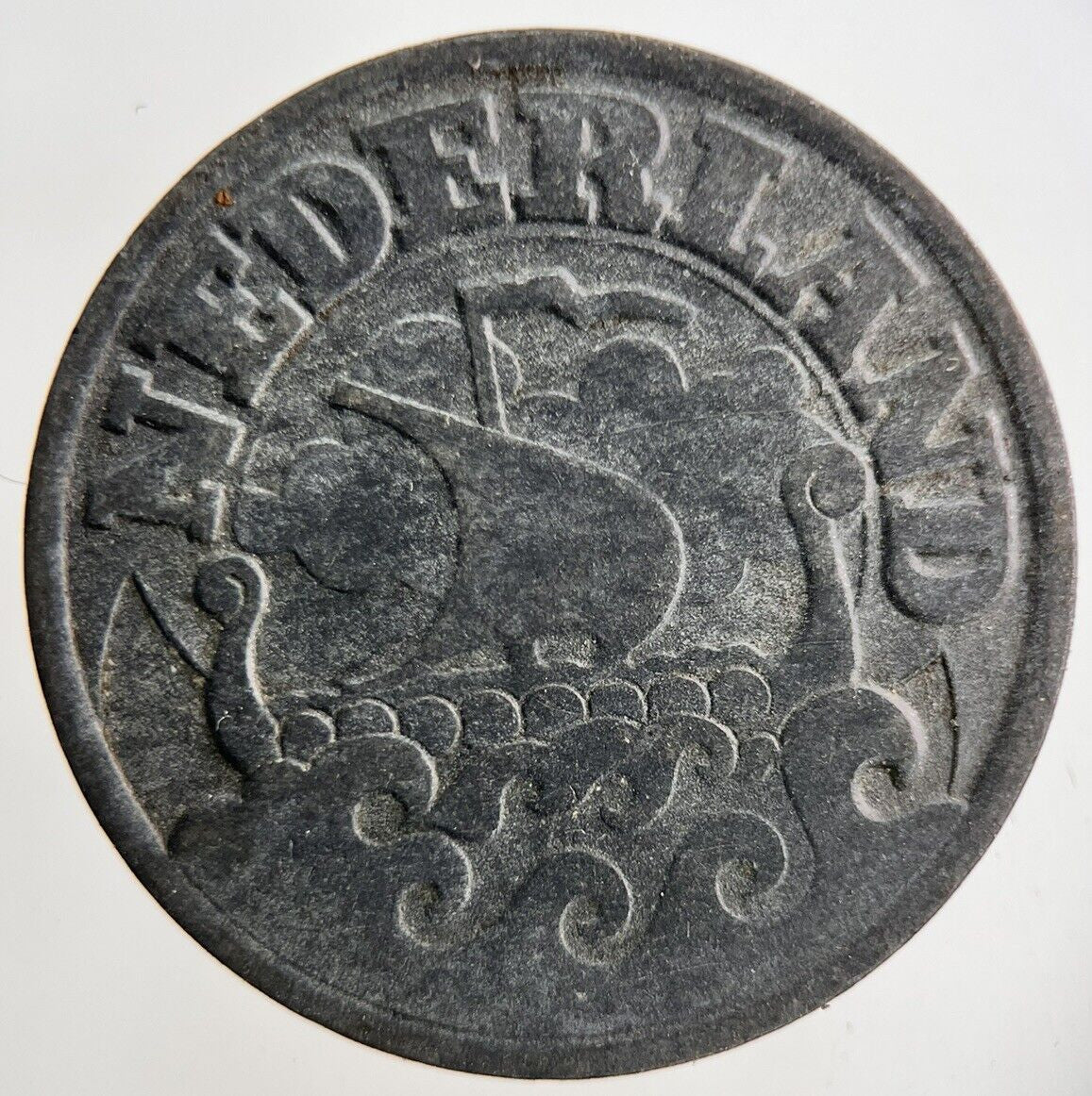 1942 Netherlands 25 Cents Coin | Fine Collectable Grade