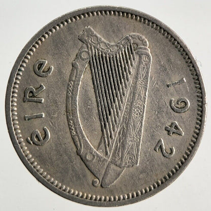 1942 Irish Threepence Rabbit Coin | Very High Grade