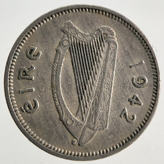 1942 Irish Threepence Rabbit Coin | Very High Grade