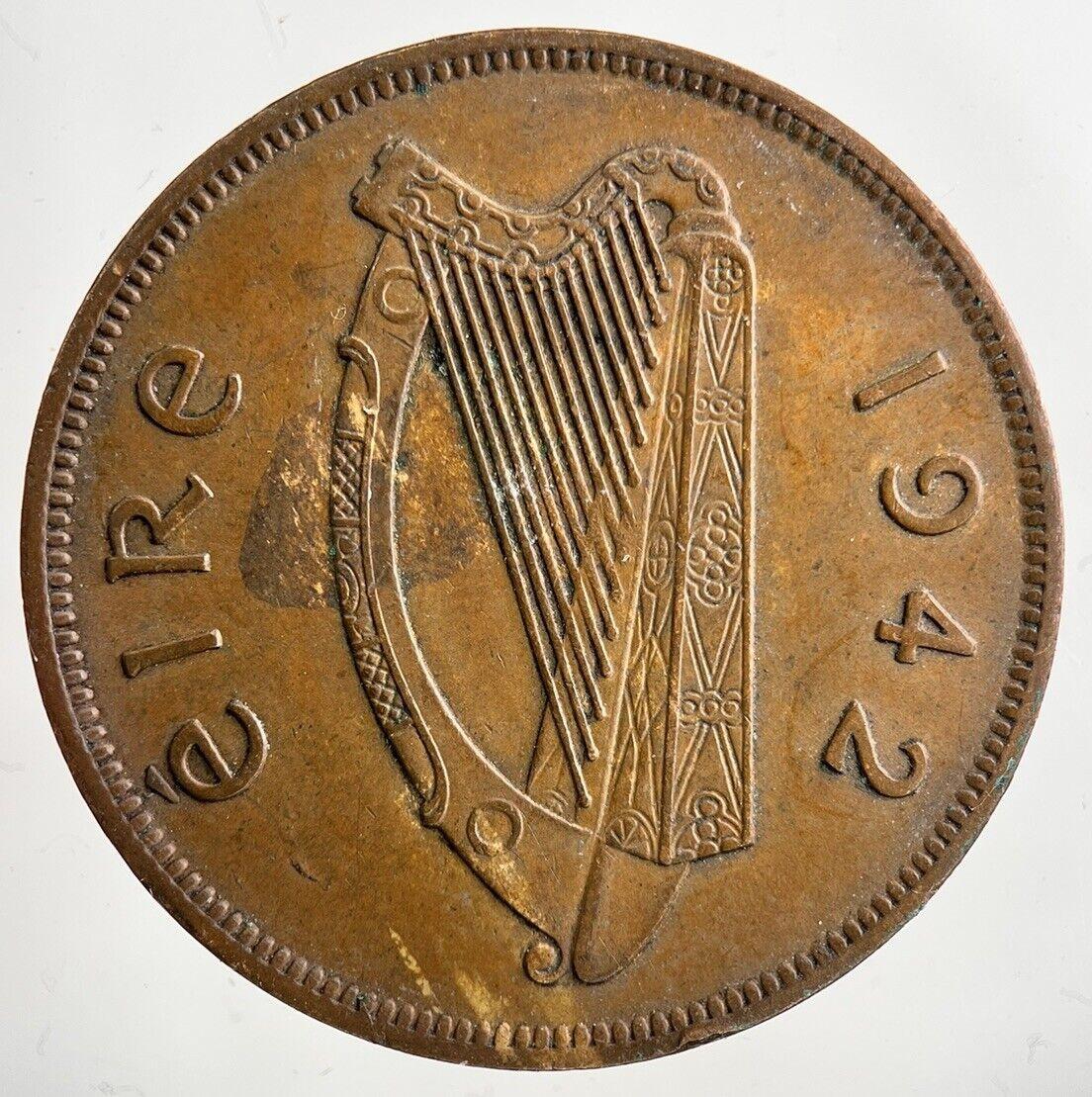 1942 Irish One Penny Coin | Fine Collectable Grade