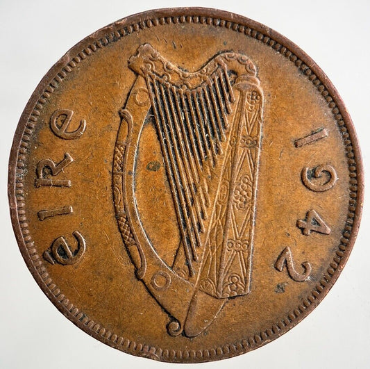 1942 Irish One Penny Coin | Fine Collectable Grade