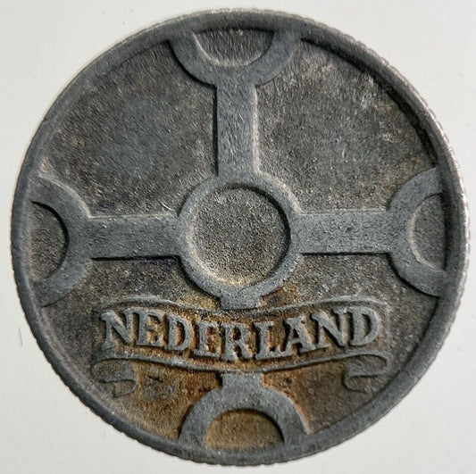 1942 Netherlands 1 Cent Coin | Fine Collectable Grade