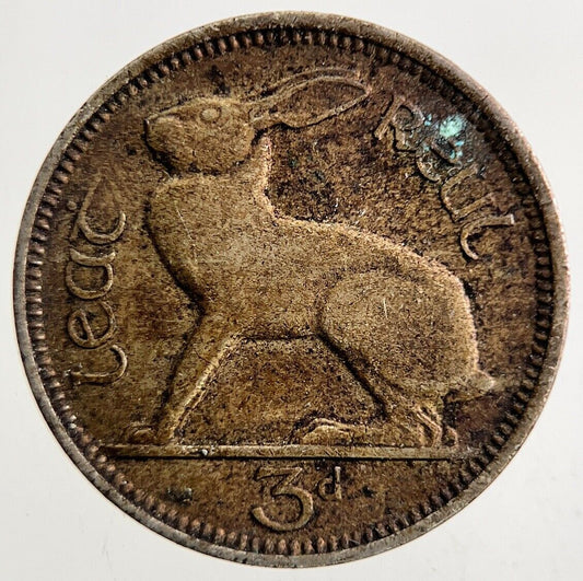 1942 Irish Threepence Coin | Fine Collectable Grade
