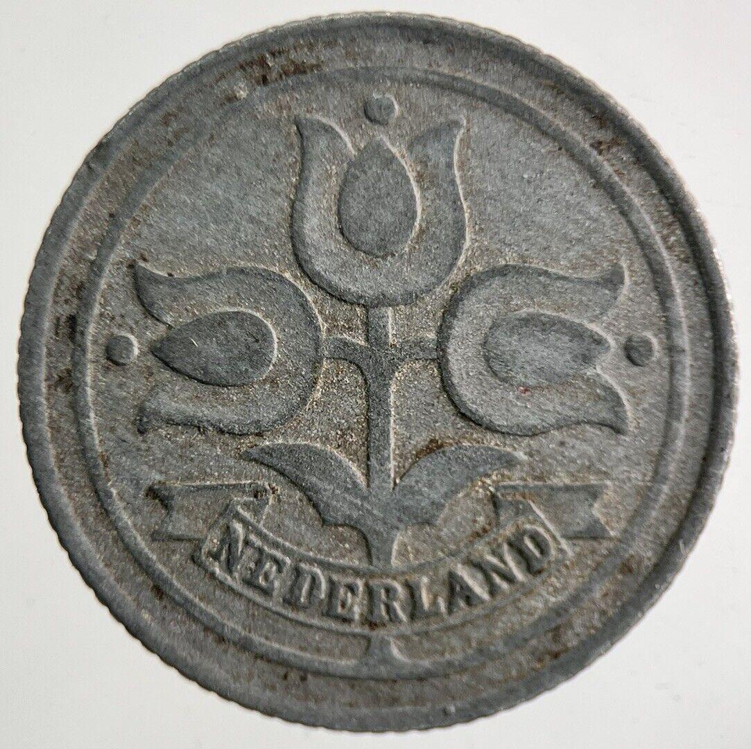 1942 Netherlands 10 Cents Coin | Fine Collectable Grade
