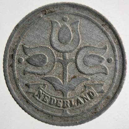 1942 Netherlands 10 Cents Coin | Fine Collectable Grade
