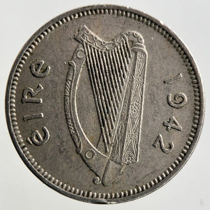1942 Irish Threepence Coin | Very High Grade